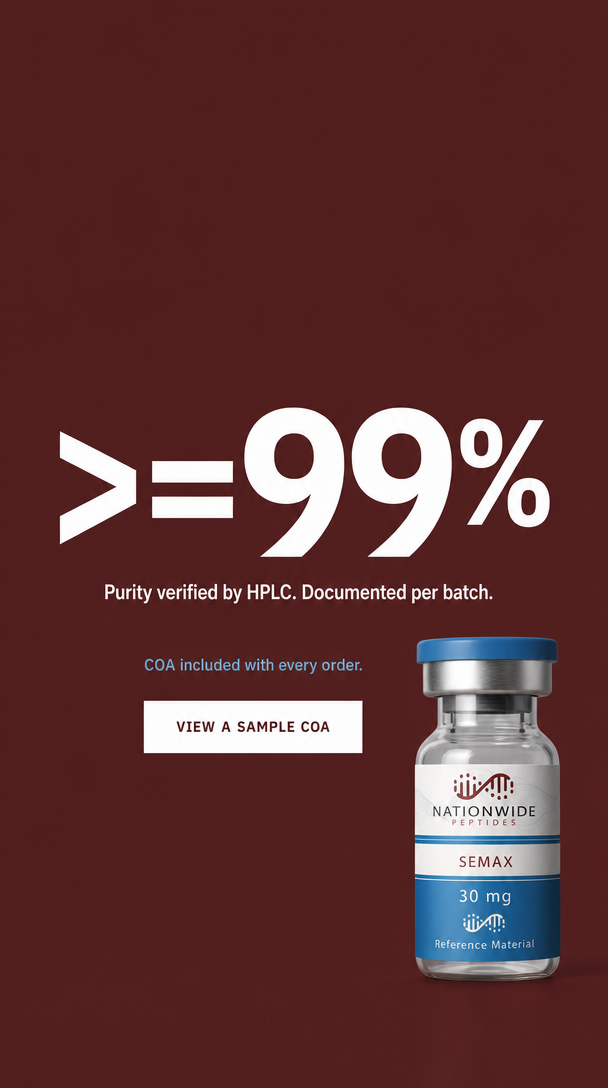 Statistic ad: ≥99% purity